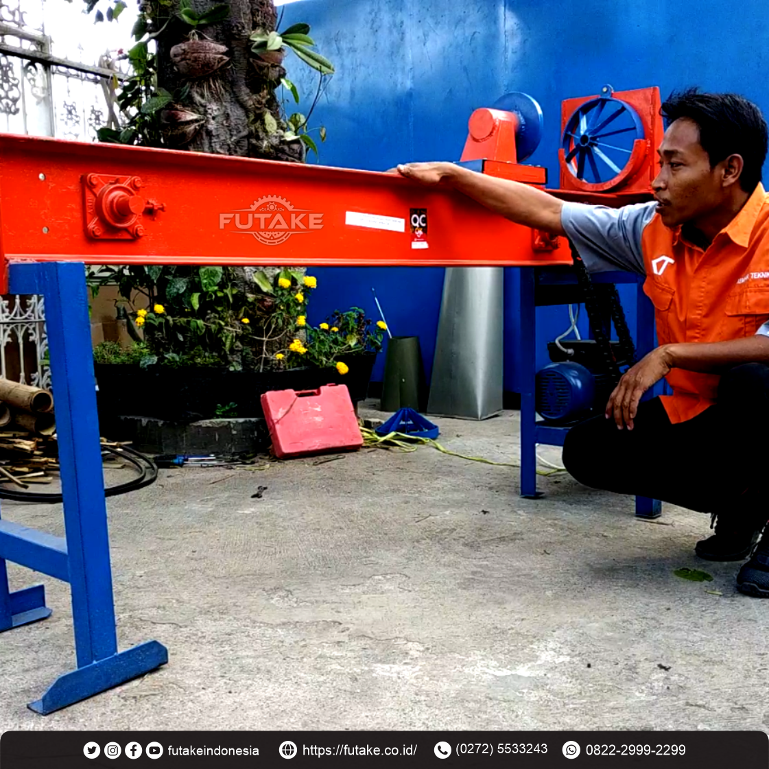 Mesin Pembelah Bambu Otomatis Berkualitas Harga Murah