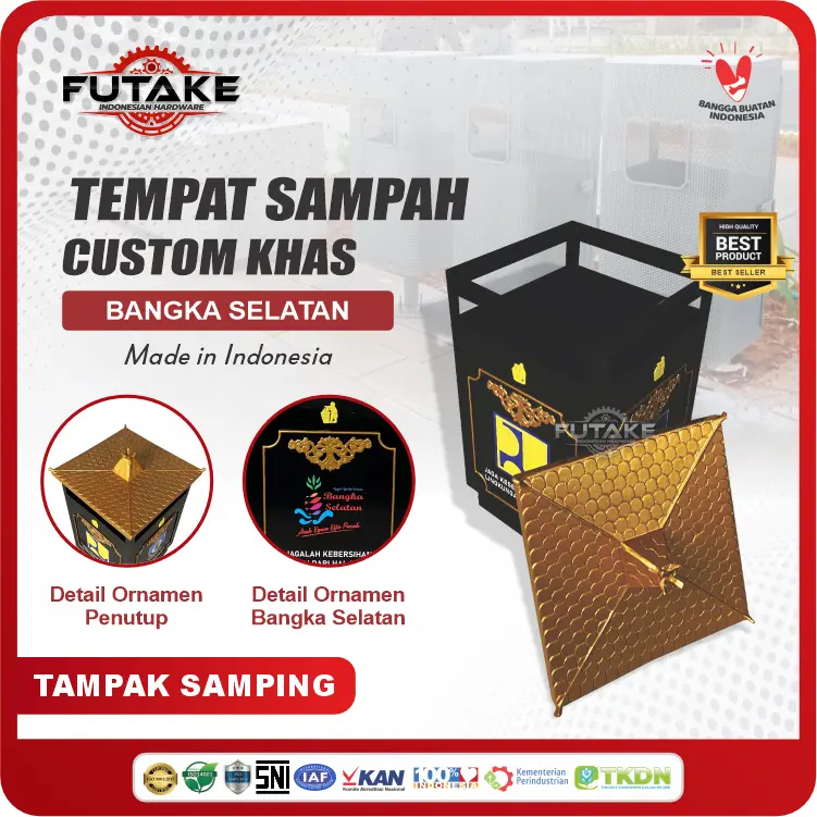 Tempat Sampah Custom Bangka Selatan