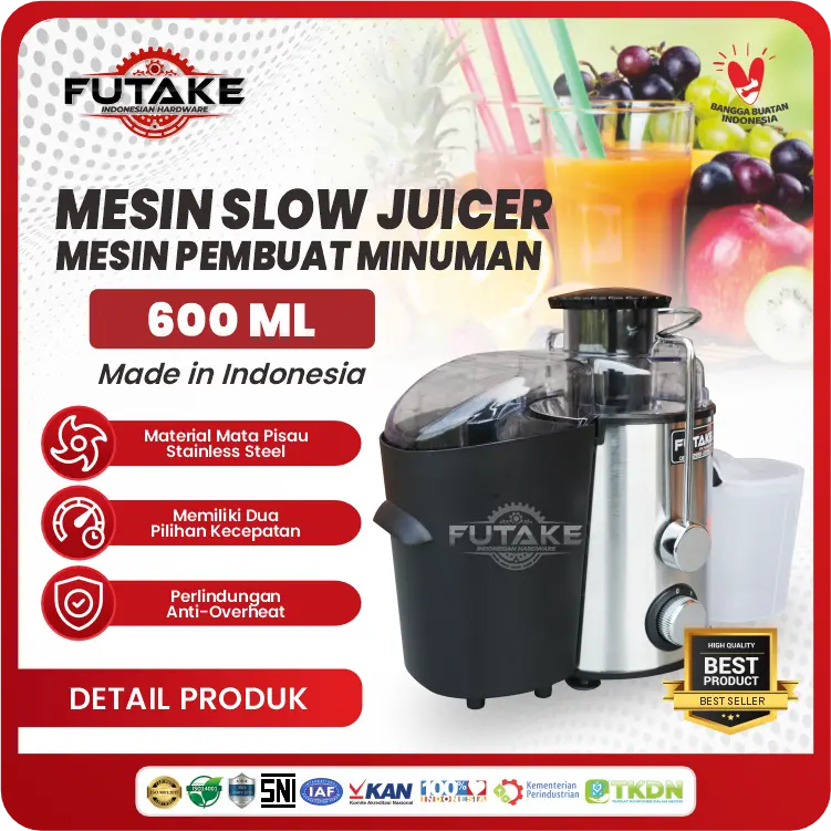 mesin slow juicer 600 ml