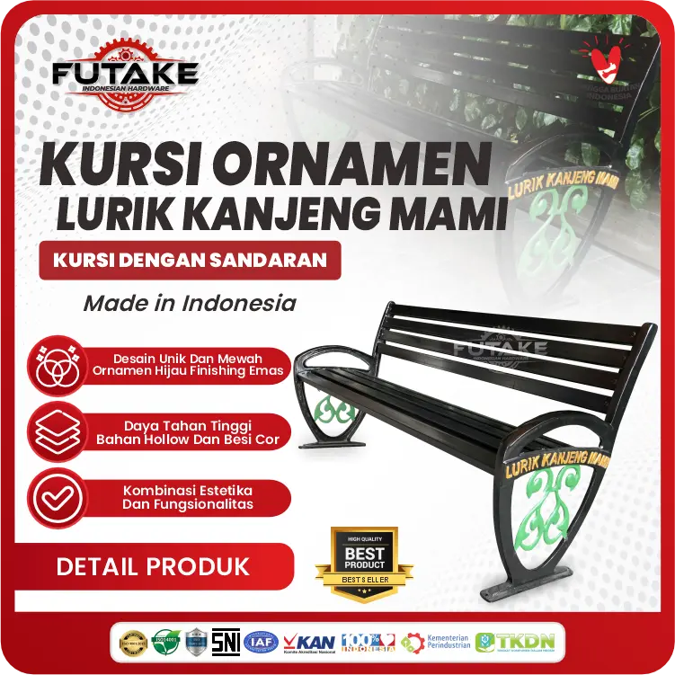 Kursi Taman Besi Cor